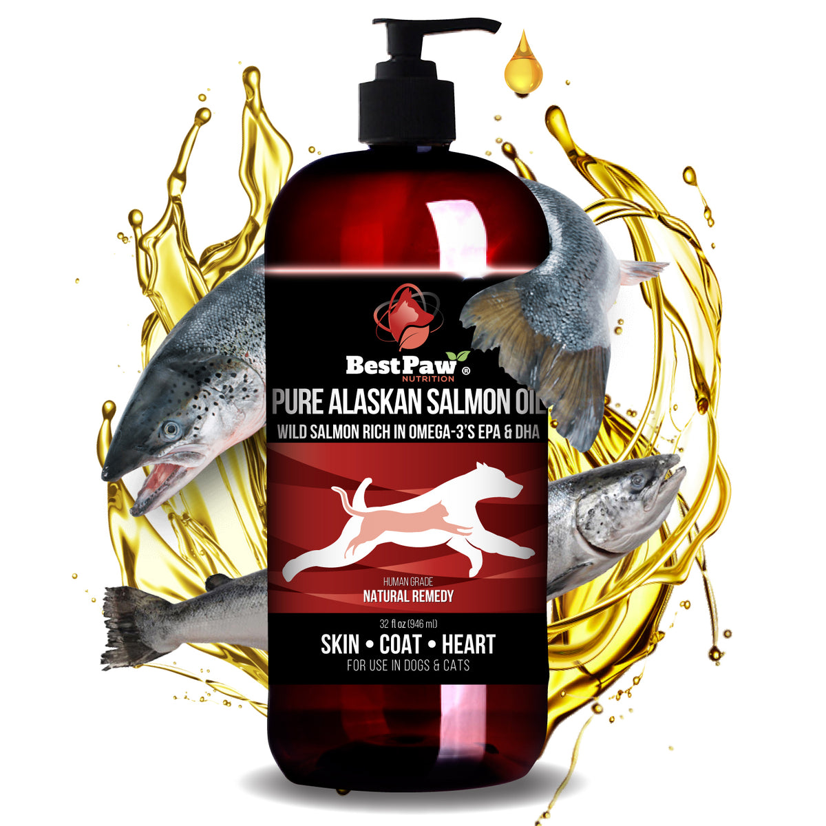 Pure Wild Alaskan Salmon Oil — Best Paw Nutrition